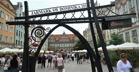 Fragment Jarmarku Świętego Dominika w Gdańsku