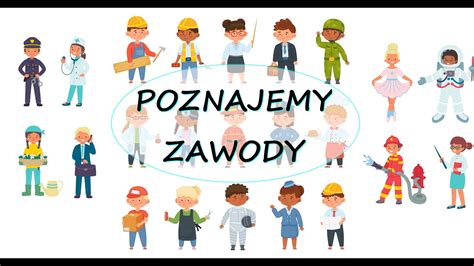 Grafika przedstawiająca różne zawody kreatywne