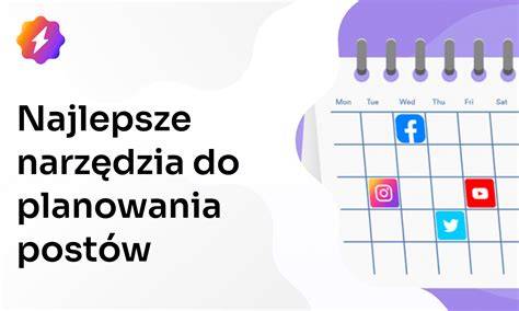 Interfejs planowania postów na Facebooku