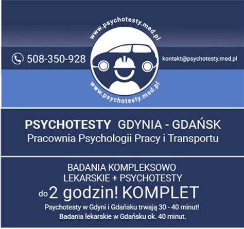 Badania kierowców Gdańsk