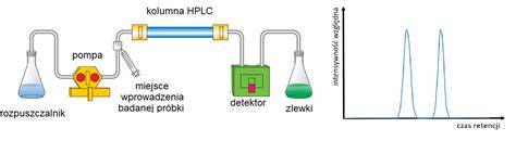 Schemat działania chromatografii cieczowej