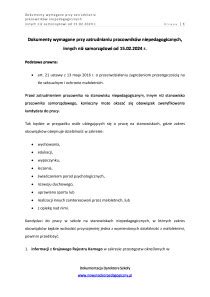 Dokumenty wymagane do stażu lekarskiego