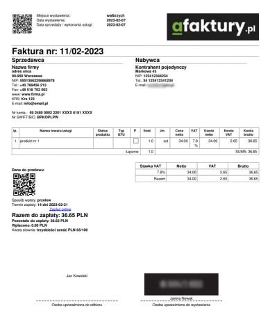 Przykładowe zadania księgowego: faktury, raporty, deklaracje