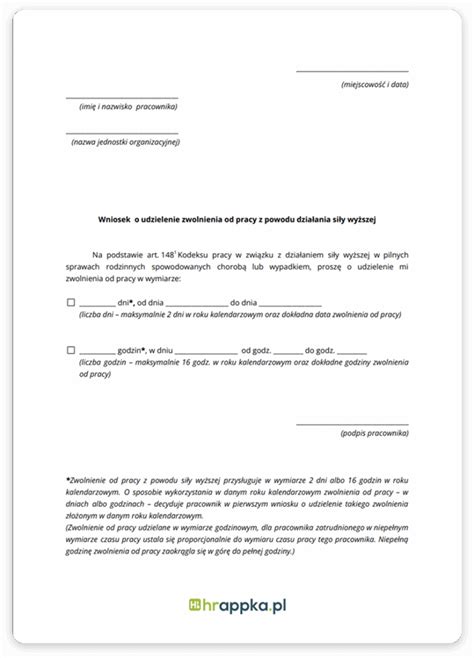 Przykładowe dokumenty potrzebne do złożenia wniosku o urlop dziekański
