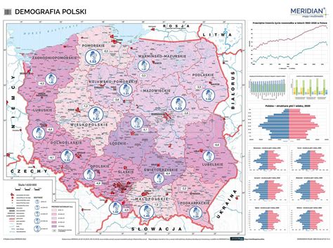 Mapa przedstawiająca przepływ ludności z Ukrainy do Polski w 2022 roku