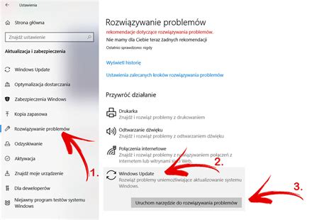 Narzędzie do rozwiązywania problemów z usługą Windows Update