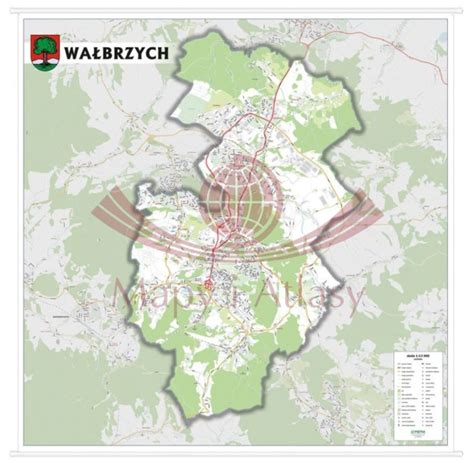 Mapa Wałbrzycha i okolic