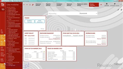 Program Rewizor nexo - moduł umowy i płace