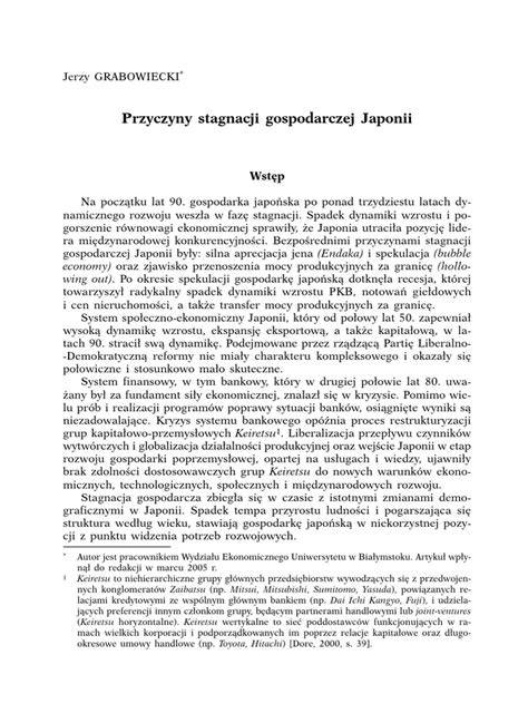 Schemat przedstawiający główne przyczyny stagnacji gospodarczej Włoch