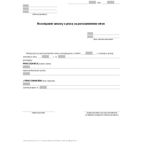 Tabela porównująca prawa i obowiązki stron umowy zlecenia i umowy o dzieło