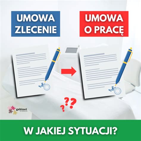 Infografika pokazująca, kiedy umowa cywilnoprawna może być uznana za umowę o pracę