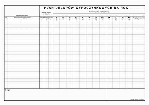 Planowanie urlopu wypoczynkowego