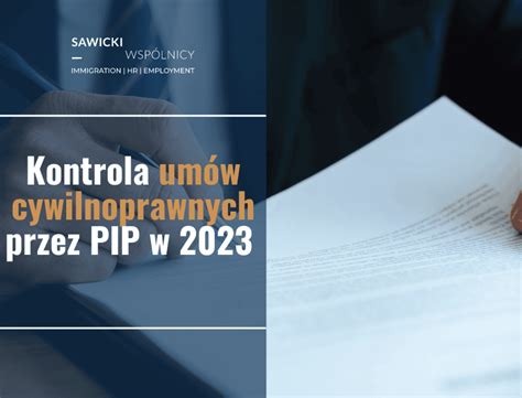Kontrola PIP umów cywilnoprawnych