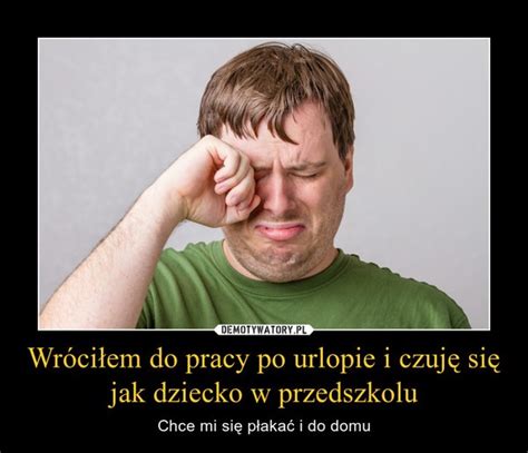 Nauczyciel wracający do pracy po urlopie