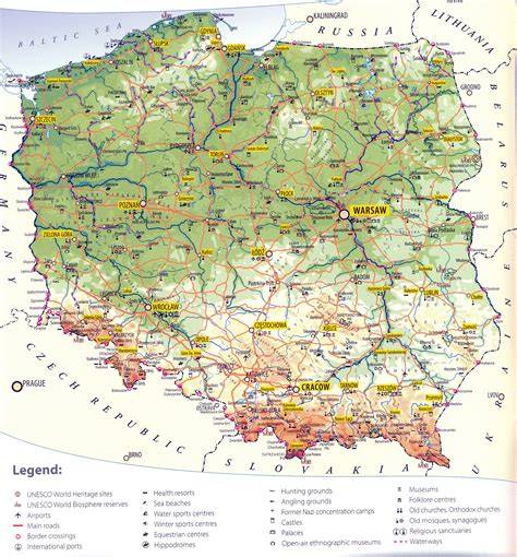 Mapa Polski z zaznaczonym Bełchatowem i jego znaczeniem w sektorze energetycznym
