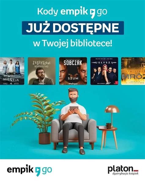 Okładki popularnych audiobooków i ebooków w Empik Go