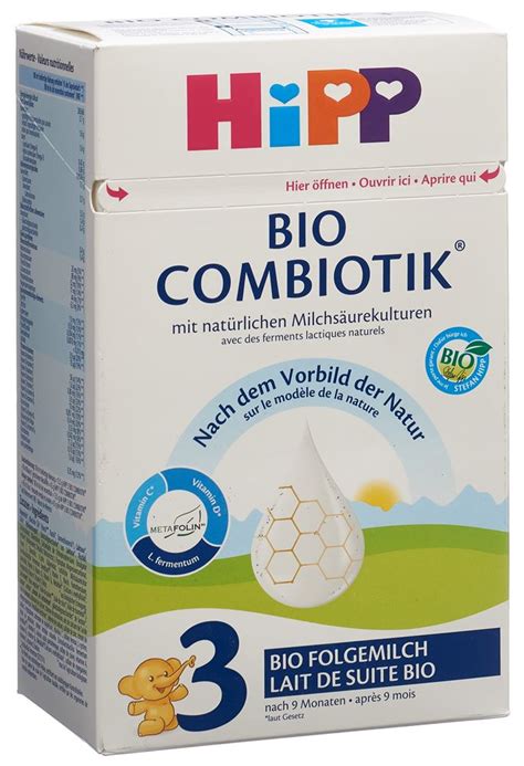 opakowanie mleka HiPP BIO COMBIOTIK